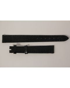 Bracelet montre Universal Genève lézard noir 12 mm