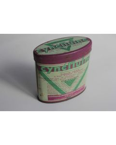 Boîte médicaments tôle lithographiée cynéfluine