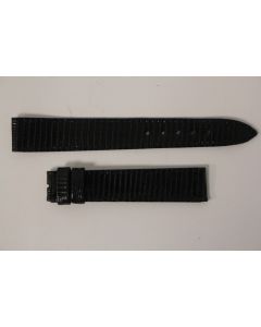 Bracelet montre Universal Genève lézard noir 16 mm