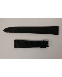 Bracelet montre Universal Genève lézard noir 15 mm
