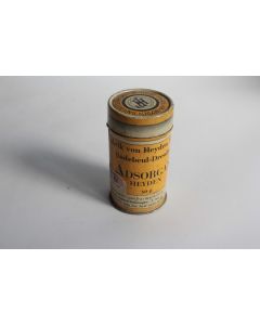 Boîte médicaments tôle lithographiée Adsorgan heyden Suisse