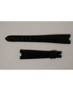 Bracelet montre Universal Genève croco noir 15 mm