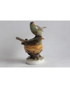 NYMPHENBURG Oiseaux Paruline porcelaine 188