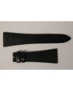 Bracelet montre Universal Genève lézard noir 25 mm