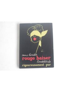 Miroir de poche publicitaire Rouge à lèvre Rouge baiser