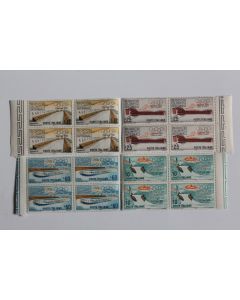 Timbres Italie jeux olympique Cortino 1956 bloc x4 1956 neufs