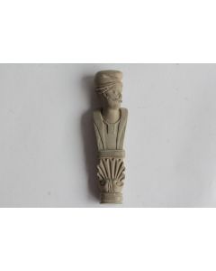Sceau Pierre de lave Personnage Italie XIXe siècle