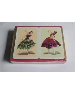 Double Jeu de cartes Danseuses Flamenco Fournier Espagne