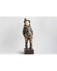 Bronze Chryséléphantine Georges OMERTH Pierrot
