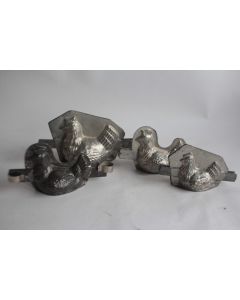 4 Moules à chocolat Poule