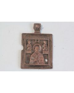 Pendentif Icône orthodoxe Saint Nicolas le Thaumaturge