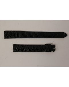 Bracelet montre Universal Genève lézard noir 12 mm