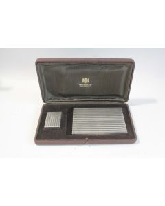 KIRBY BEARD & Co Briquet essence et Étui à cigarettes argent