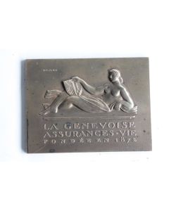 Médaille SARKI La Genevoise Assurances-vie Pochon Genève Suisse