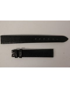 Bracelet montre Universal Genève lézard noir 14 mm