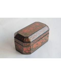 Ancienne boite papier mâché Qajar Perse