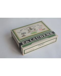 Boîte à cigarettes ED. LAURENS Khédive Vert Extension Hollandaise