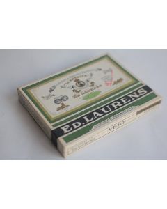 Boîte à cigarettes ED. LAURENS Khédive Vert Extension Hollandaise