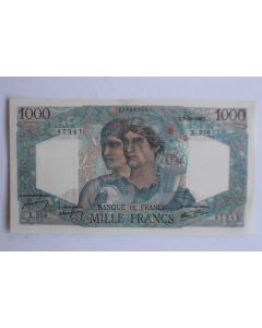 Billet 1000 Francs Minerve et Hercule type 1945 France 03-10-1946