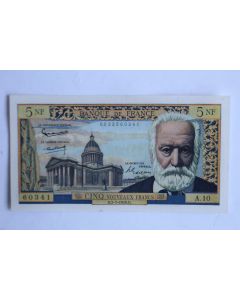 Billet 5 Nouveaux Francs Victor Hugo type 1959 France