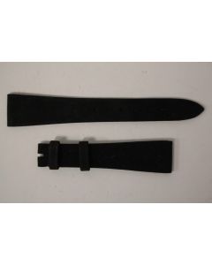 Bracelet montre Universal Genève velours noir 17 mm