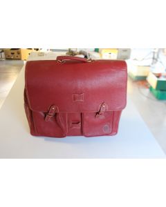 Sac de voyage Trussardi cuir rouge