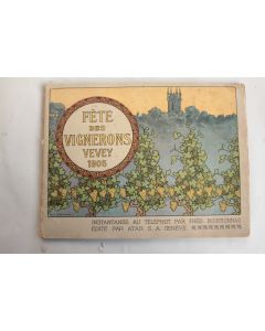 Album Fête des vignerons Vevey 1905 Fred. Boissonnas