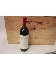 Caisse 12 Bouteilles Vin Mise de la Baronnie Médoc 1990 Rothschild