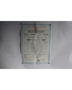 BREITLING Certificat chronomètre Automatique Chronographe type I