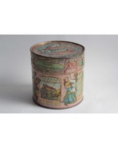 Boîte tôle lithographiée Lebkuchen Nürnberg Allemagne
