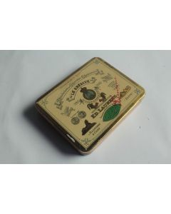 Boîte à cigarettes en tôle lithographiée ED. LAURENS Le Khédive Figaro