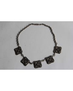 Collier bronze argenté YVONNE TINDAS
