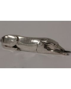 GALLIA Porte-couteau Chien Sandoz Christofle Art déco