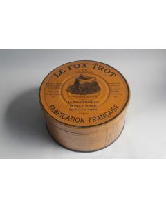 Boîte tôle lithographiée Balai Fox-Trot B.B Besançon