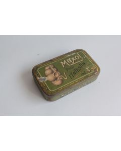 Boîte médicaments tôle lithographiée Muxol pour l'intestin