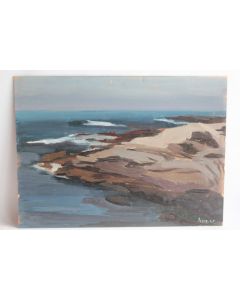 Tableau peinture Pierre Louis AYMAR Bord de mer