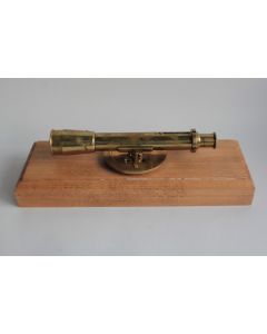 Ancien Instrument mesure Teodolite  laiton géomètre lunette de précision