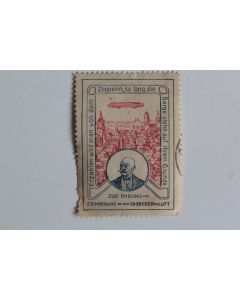 Timbre Vignette Allemagne Zeppelin,so lang die 1930