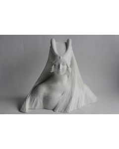 Léo LAPORTE-BLAIRSY Buste Femme porcelaine biscuit Limoges