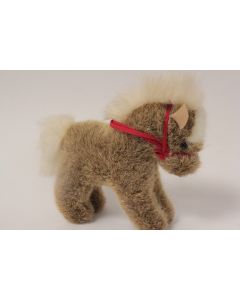 STEIFF Poney / Cheval Peluche mohair