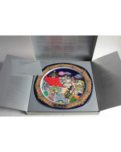 ROSENTHAL Assiette porcelaine Bjorn Wiinblad Noël 1990