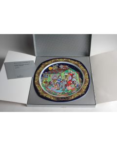 ROSENTHAL Assiette porcelaine Bjorn Wiinblad Noël 1992
