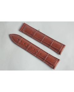 FREDERIQUE CONSTANT Bracelet montre croco Brun 21 mm