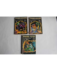Lot 3 BD étranges aventures Comics pocket vol 7,8,9 EO 1968
