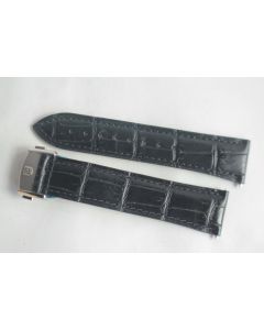 FREDERIQUE CONSTANT Bracelet montre croco Noir 21 mm + Boucle
