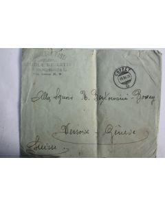 Enveloppe Italie maddalena passi scuola merletti 1923