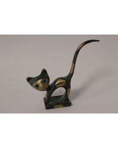 Porte bague Chat bronze