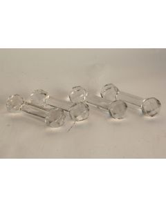 BACCARAT 4 Anciens Porte-couteaux cristal