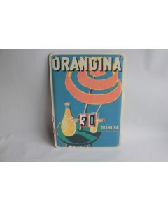 Calendrier Publicitaire Orangina 37 x 27 cm