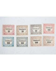 Timbres Taxe Hongrie Hivatalos 1920-1930 neufs